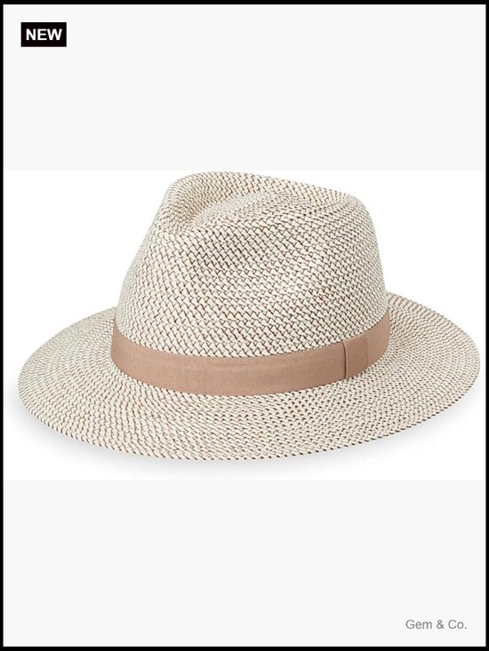 UPF 50+ Packable Fedora Sun Hat with Adjustable Drawstring main image 6
